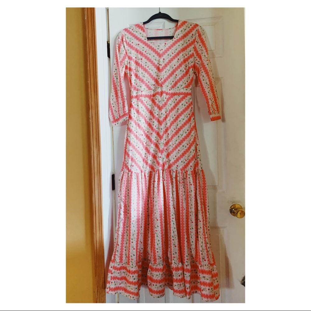 Rose floral maxi dress from Shien!